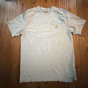 Carhartt Short Sleeve Pocket Tee in Heather Gray